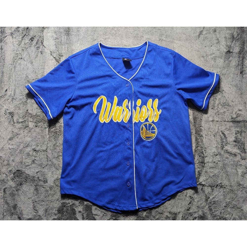 Unk NBA Golden State Warriors Jersey Women's Size Large Blue